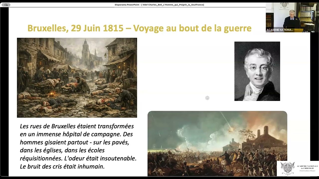 07 Sir Charles Bell un chirurgien et artiste anglais au service des blessés français de Waterloo