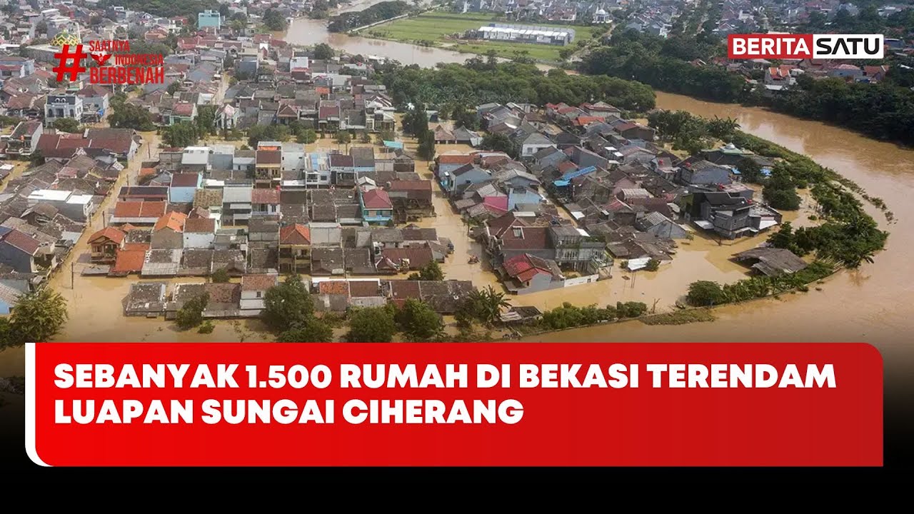Sebanyak 1.500 Rumah di Bekasi Terendam Luapan Sungai Ciherang #Beritasatu