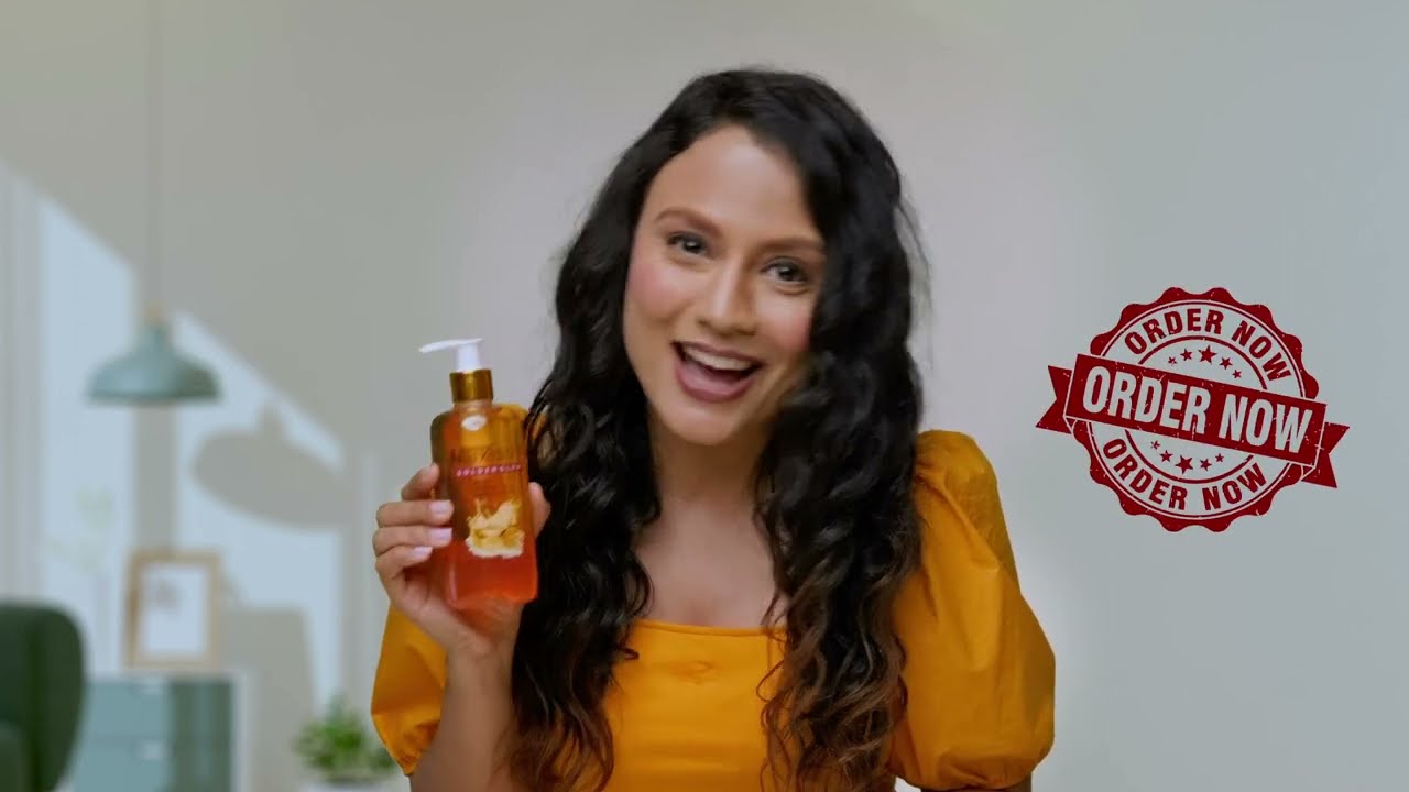 Maxisoft Golden Glow Refreshing Hydrating Shower Gel | Perfect skin care routine for Radiant Glow