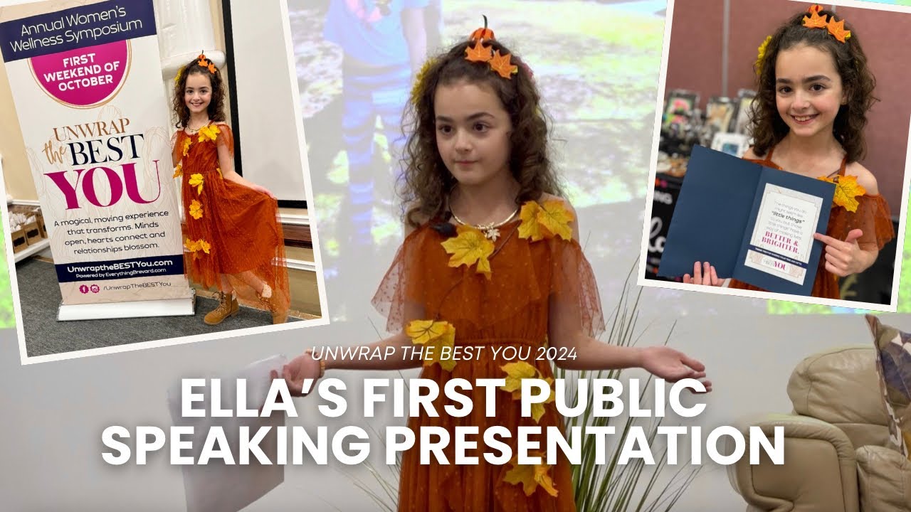 First public speaking: Ella's 