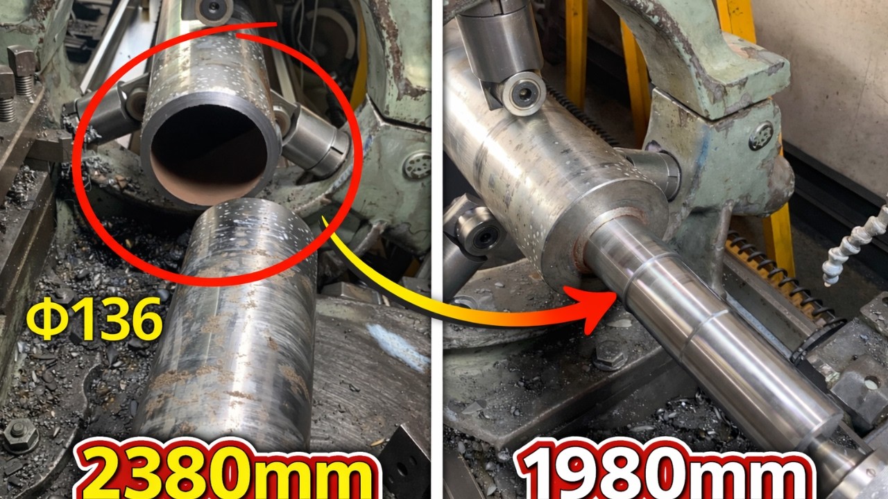 Trục Lô 2380mm Cắt Ngắn Còn 1980mm và Làm Cốt Mới - Cách Tôi Gia Công Hoàn Hảo