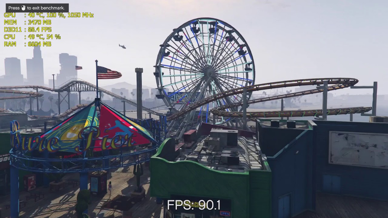 R9 Fury X | GTA V 1080p Ultra FXAA Benchmark