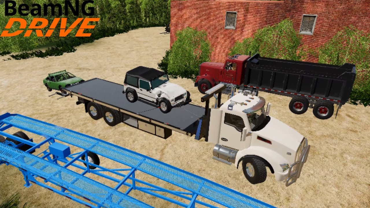 Stating A Junk Yard | New Tow Truck Showcase | BeamNG Drive Tow Business RP #17