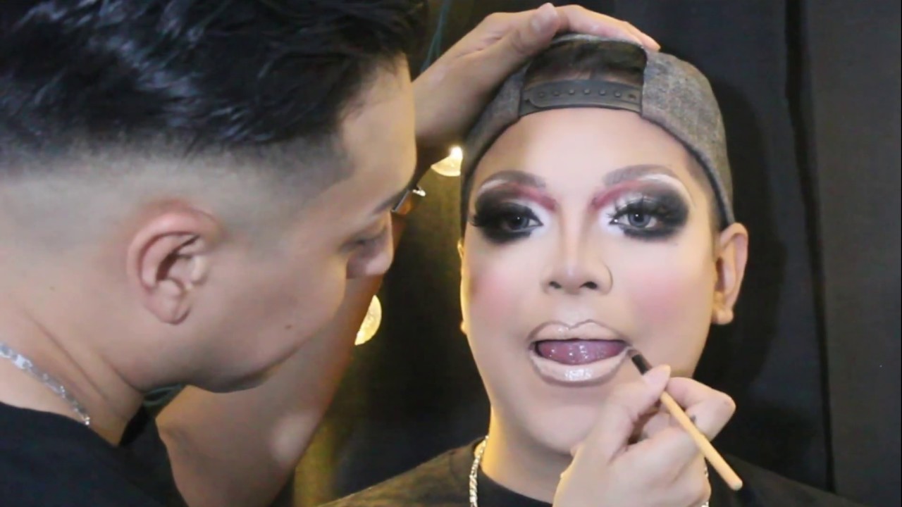 MAQUILLAJE DE HOMBRE A MUJER-PEKE BALDERAS