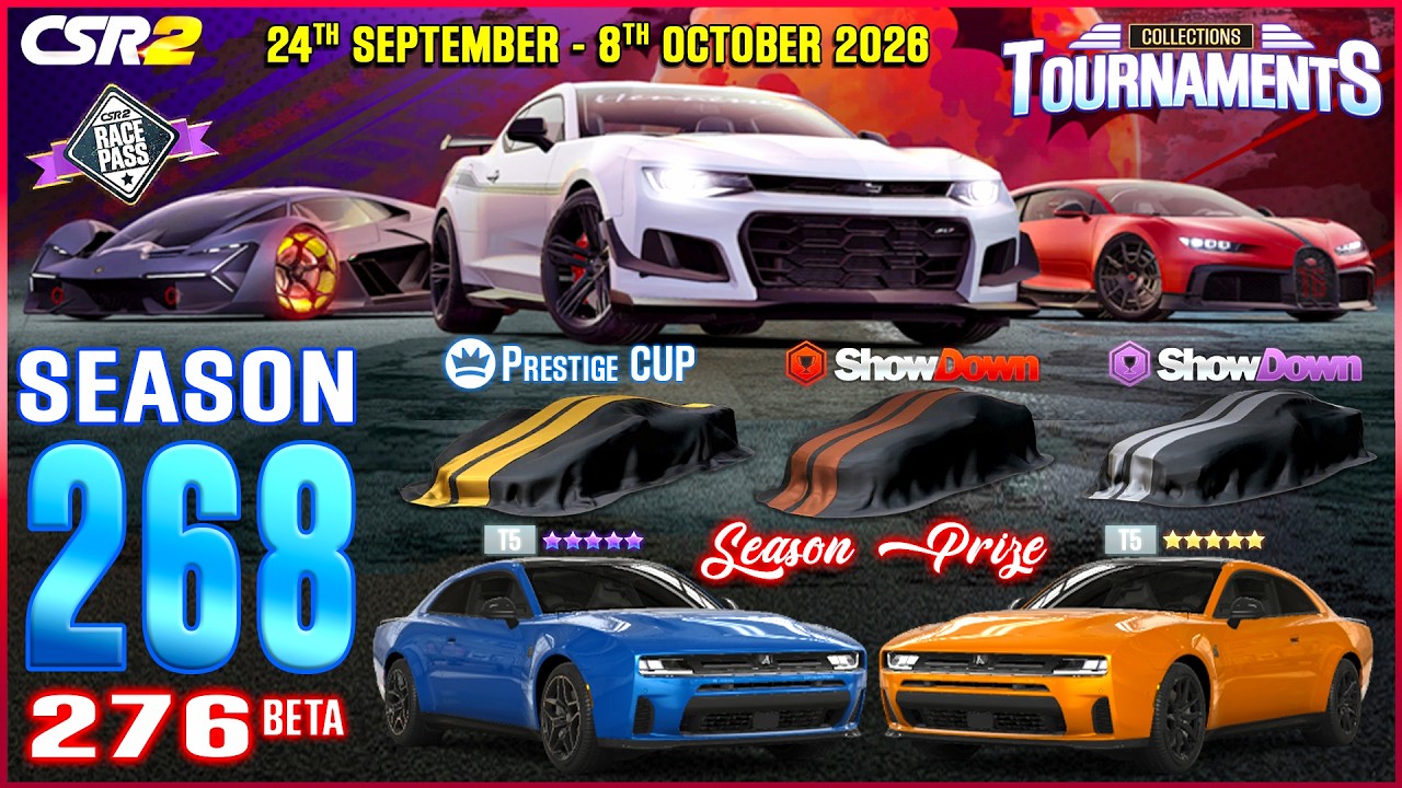 CSR2 | 268-Й СЕЗОН (276 BETA) | ПОЛНАЯ ИНФОРМАЦИЯ!