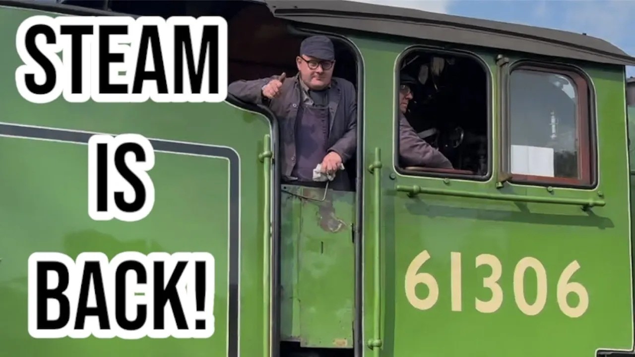 Steam is BACK! LNER B1 Mayflower 61306 makes 11 coaches look easy on the FELLSMAN! 6/8/25