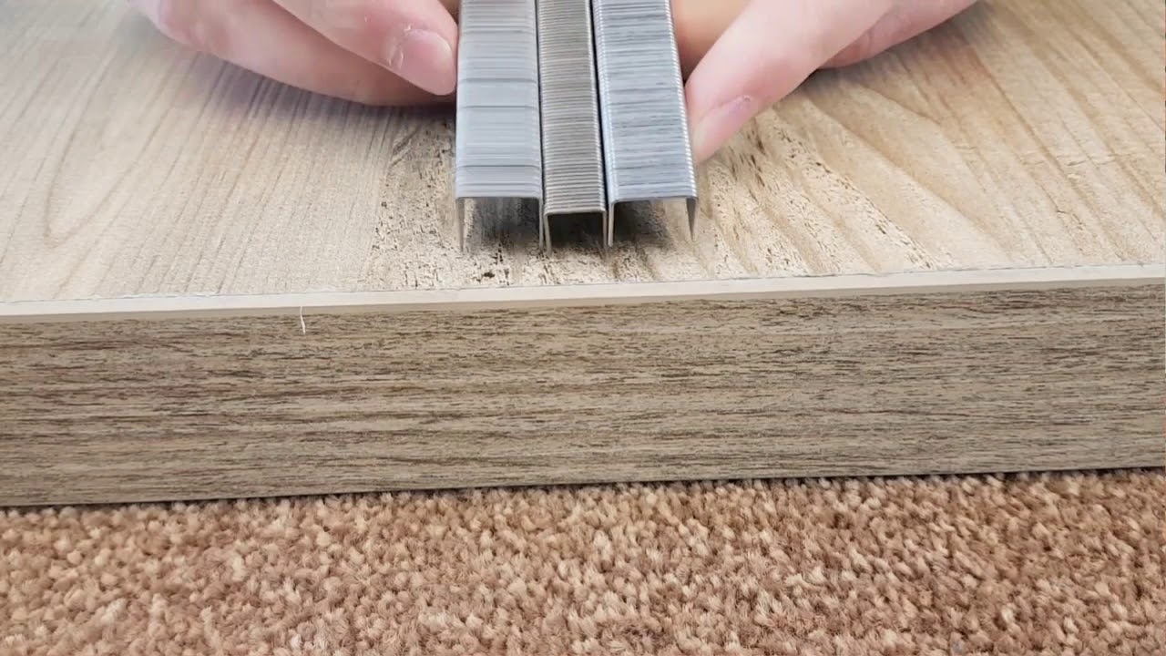 What is the difference between different types of upholstery staples?