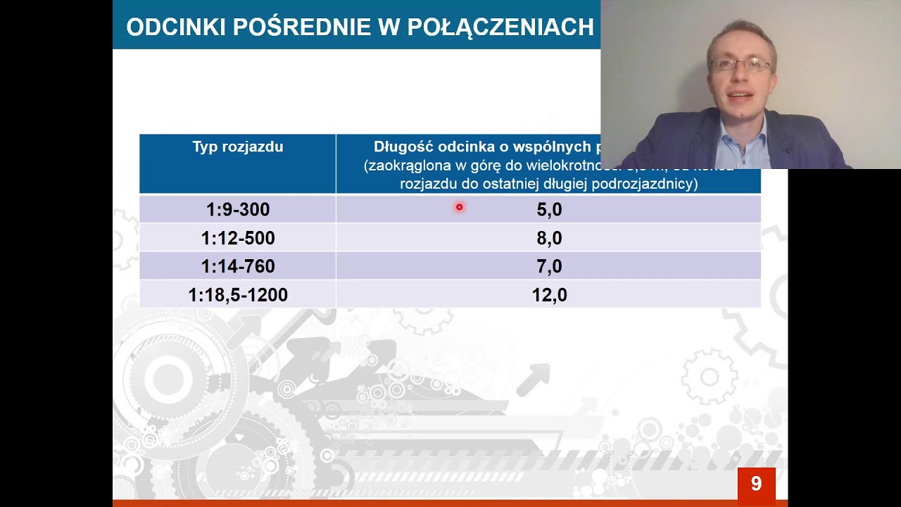 Projektowanie linii kolejowych - połączenia torów