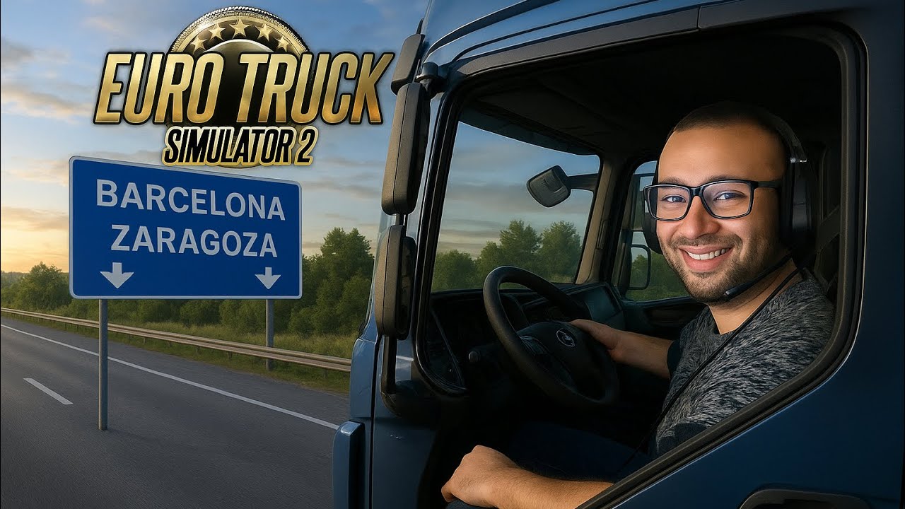 رحلتي من Barcelona إلى zaragosta عبر شاحنة 🚚