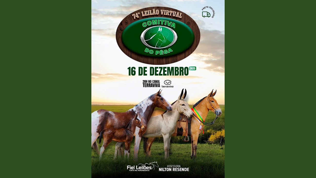 74&ordm; LEIL&Atilde;O VIRTUAL COMITIVA DO P&Ecirc;GA | 16/12/2025 &ndash; 20H