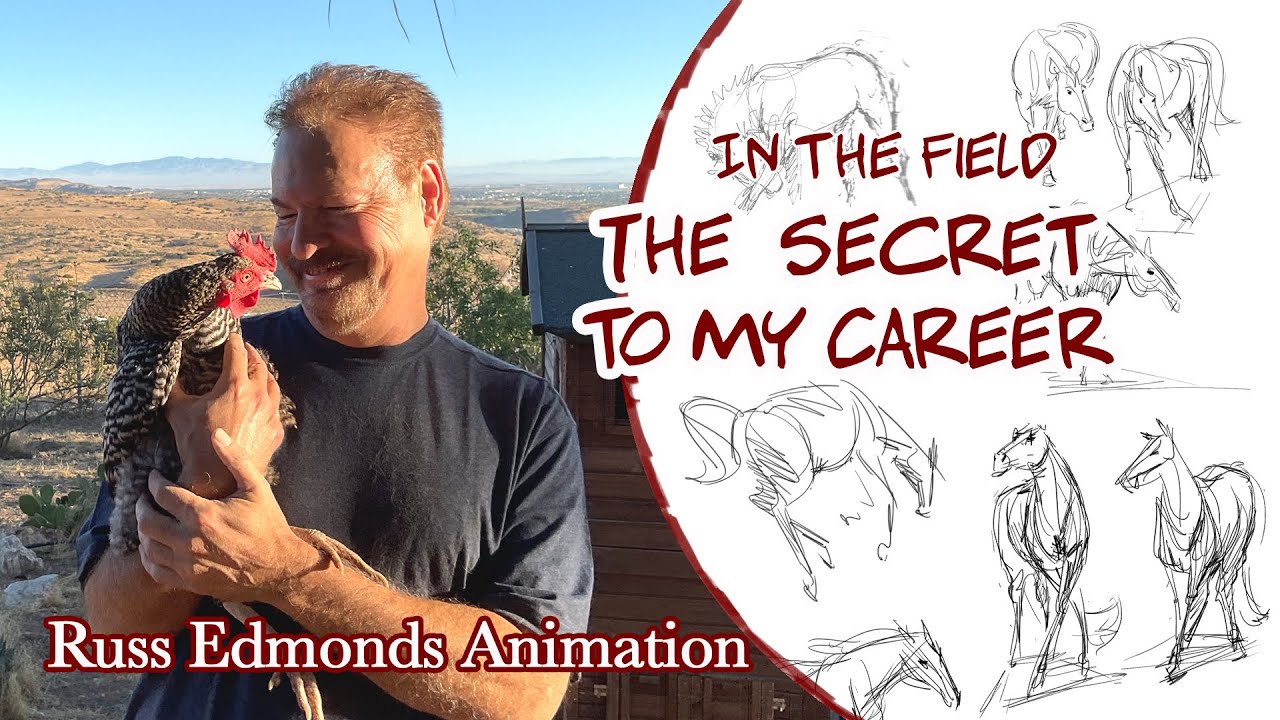 The secret to my career is drawing. Observe and sketch. It's not complicated.