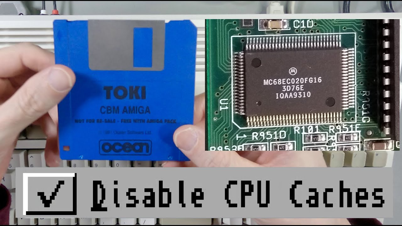 Disabling the CPU Instruction Cache on the Amiga 1200 / 68020