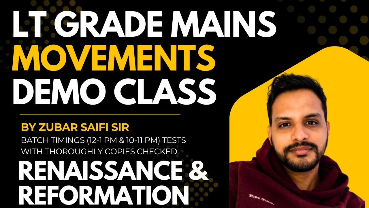 Movements | Lt Grade English Mains Classes | AWADH Batch Demo Class