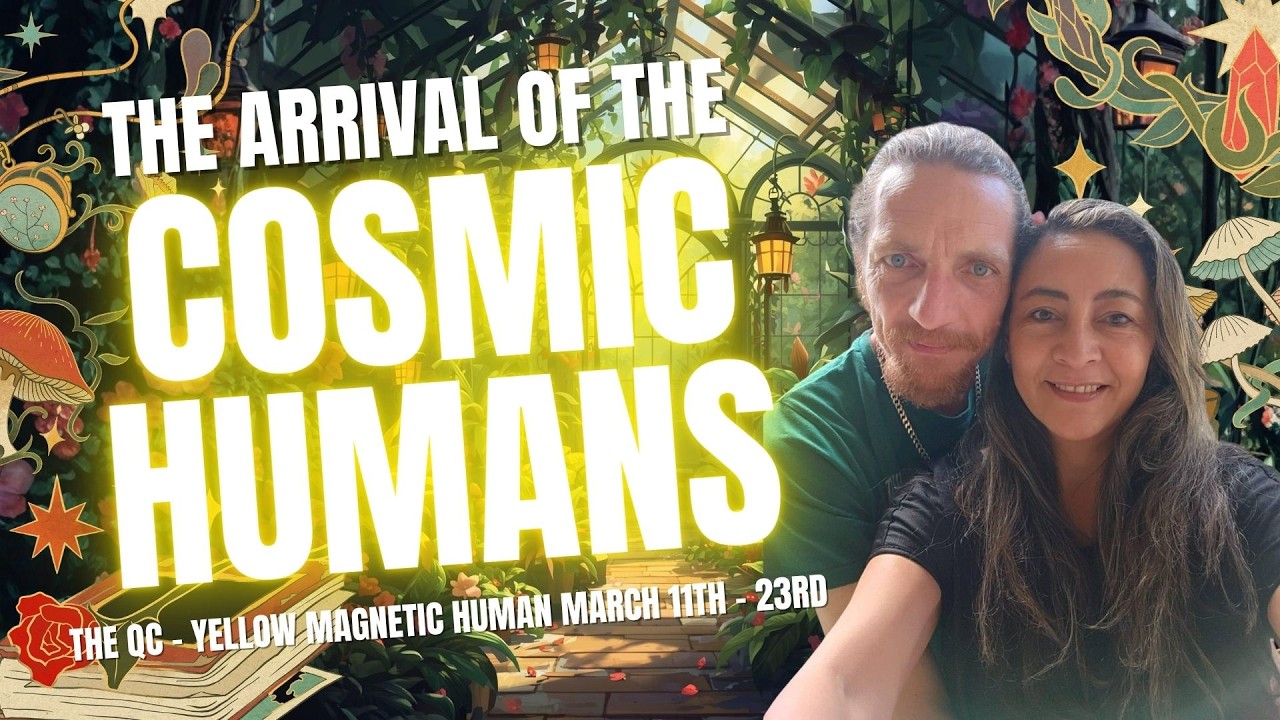 The time of the Cosmic Humans is here, Back to the Future March 11th -23rd, The QC, Yellow Human
