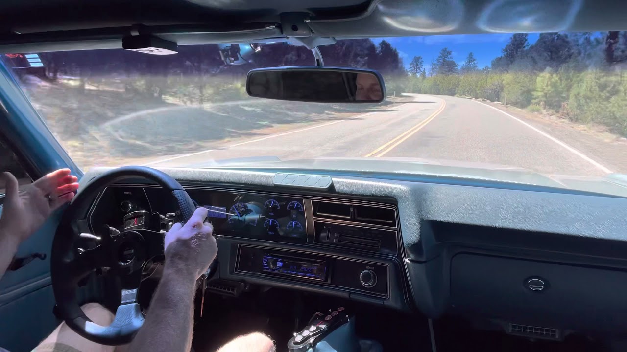 1970 Chevy El Camino, Blue Print 350/420HP, TH400, Gear Vendors OD, Posi 3.73 Video #2 Inside Tour