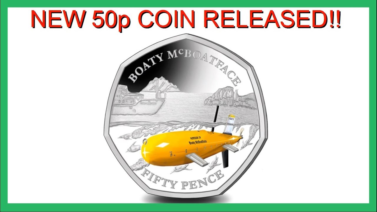 *NEW* BOATY McBOATFACE 50p COIN AVAILABLE!! || POBJOY MINT || 2018 VIDEO