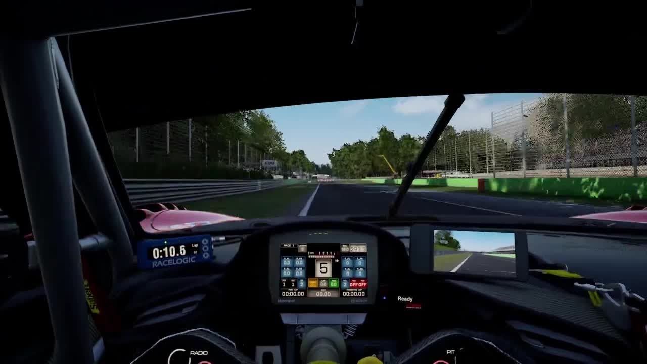 ACC Monza Ferrari 296 GT3 (Dry) Track Guide (Hotlap + Telemetry)