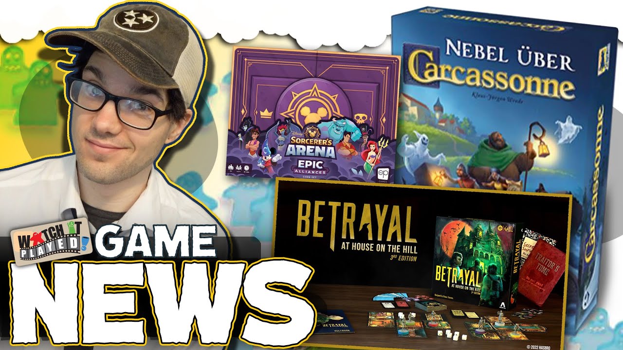 A Haunting New Betrayal, Ghostly Carcassonne & MORE Board Game News!