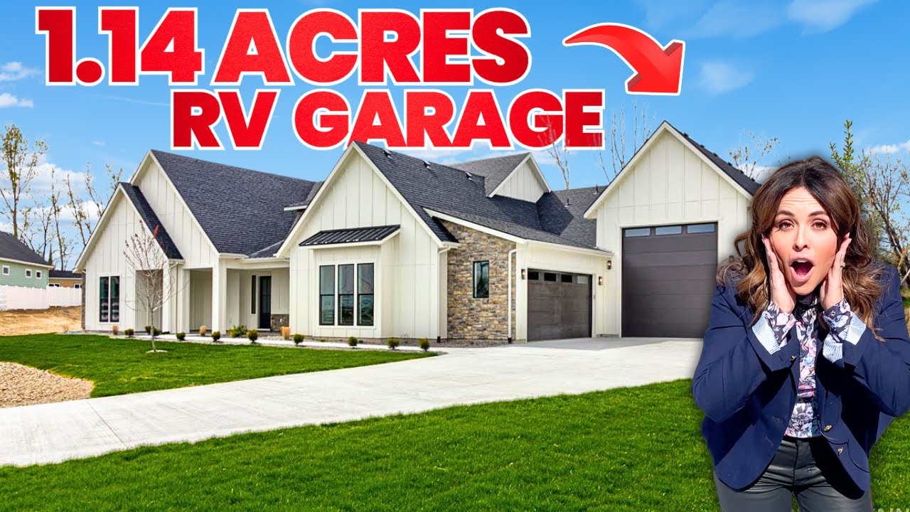 Touring a HUGE HOUSE with RV Garage & ACREAGE Near Boise, ID