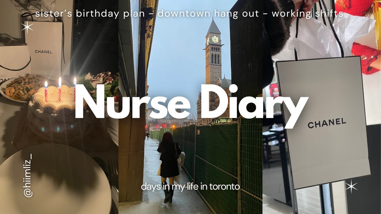토론토 간호사의 언니 생일 브이로그 🎉 | 샤넬 향수 선물 🎁& 뉴발란스 운동화 쇼핑 👟
