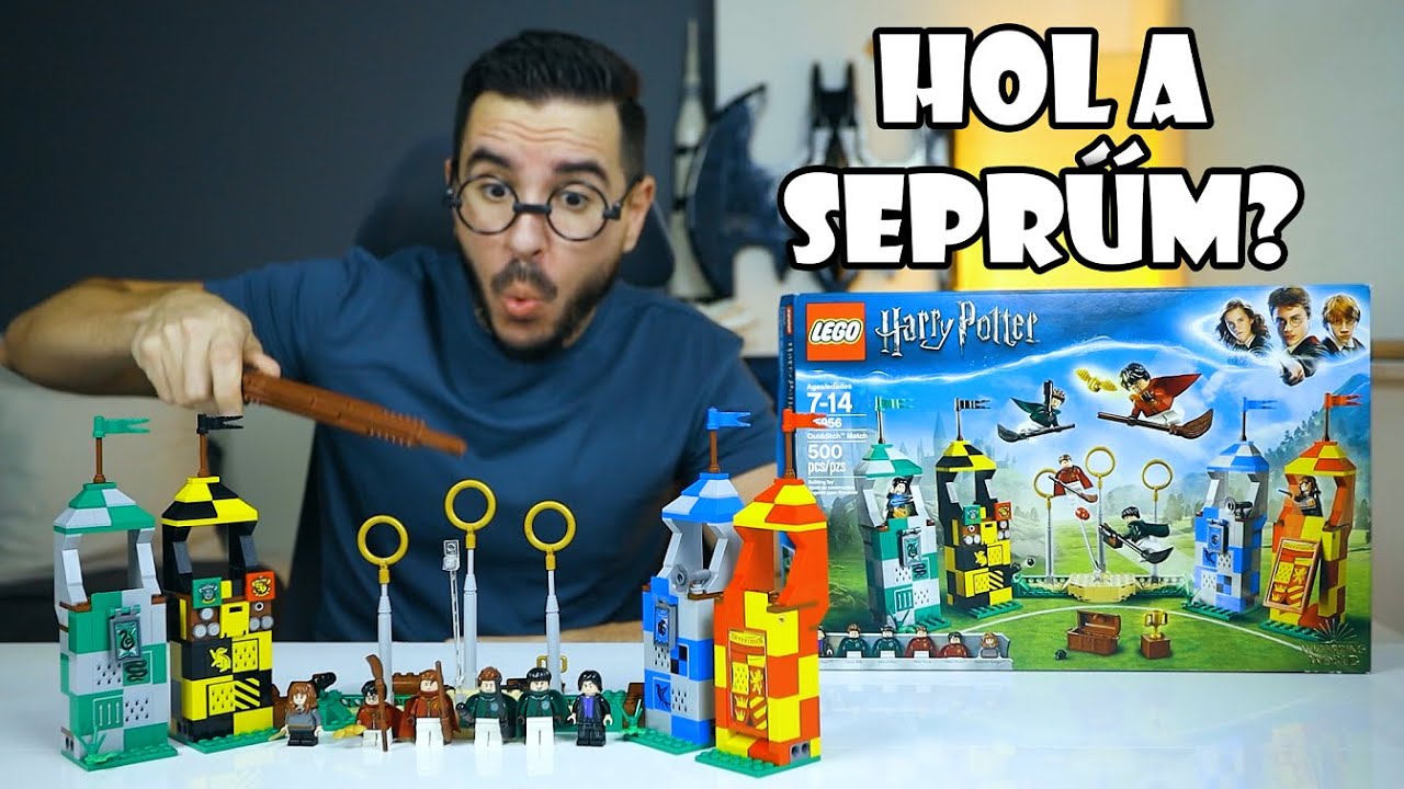 A VARÁZSLÓK kedvenc SPORTJA! || LEGO Harry Potter 75956 KVIDDICS mérkőzés