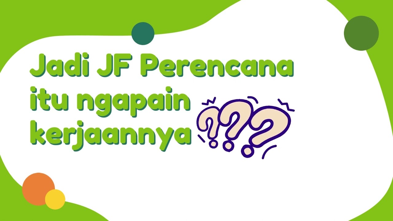 Fungsional Perencana Hasil Penyetaraan Kudu Ngapain ya? JFP 101 #1