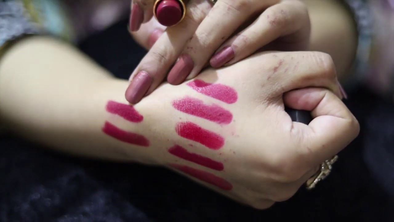 Medora Red Swatches By | Gher Fashion in Hindi/Urdu