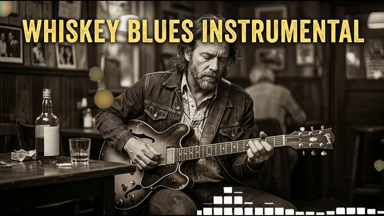 Emotional Blues Guitar Solo – Relaxing Slow Electric Blues for Late Night Mood