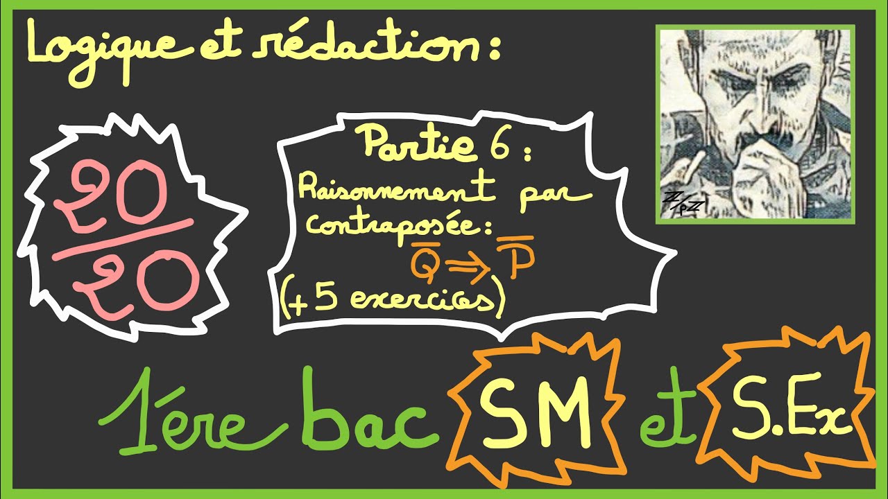 1ère bac SM et S.Ex : Logique et rédaction ( Raisonnement par contraposée)