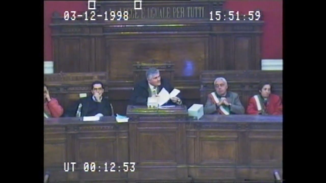 Processo Olimpia Udienza n°55 del 03/12/1998 - Colonnello Pellegrini Angiolo, Quattrone Giuliano