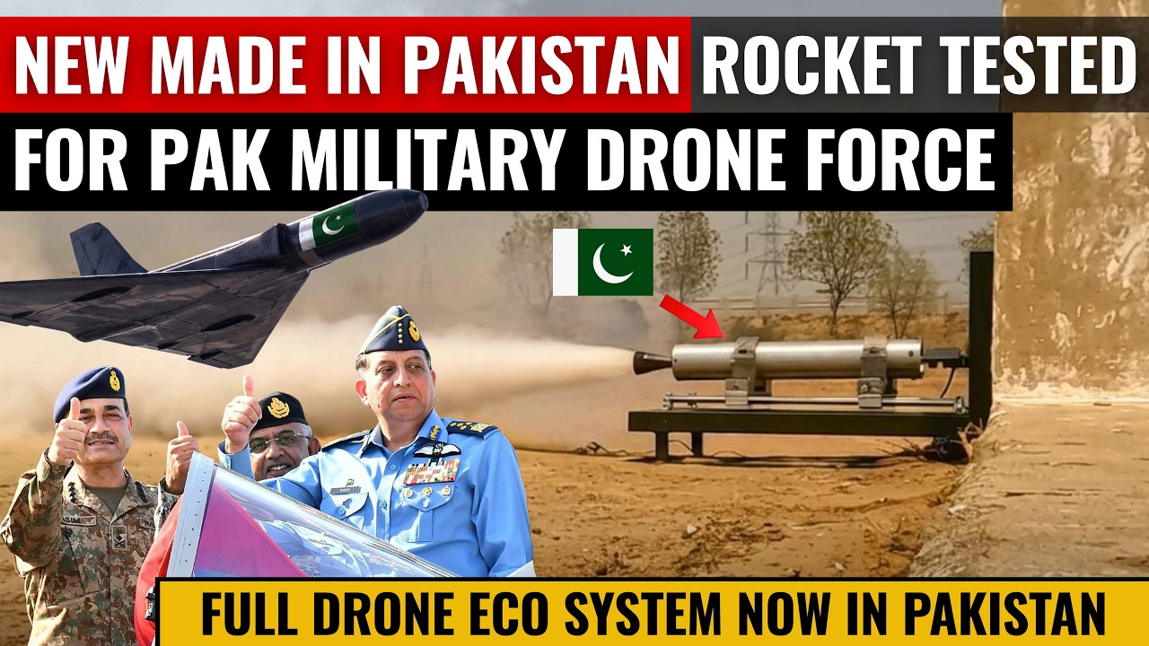 New Made in Pakistan Rocket Tested | For Pakistan Military Drone Force | Defence Outpost