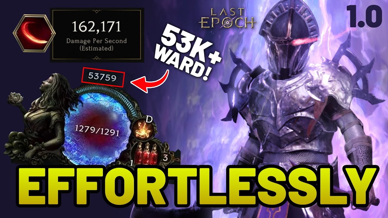 Last Epoch - Void knight RIVE Dual Wielding DESTROY all 3 Dungeon TierIV EFFORTLESSLY