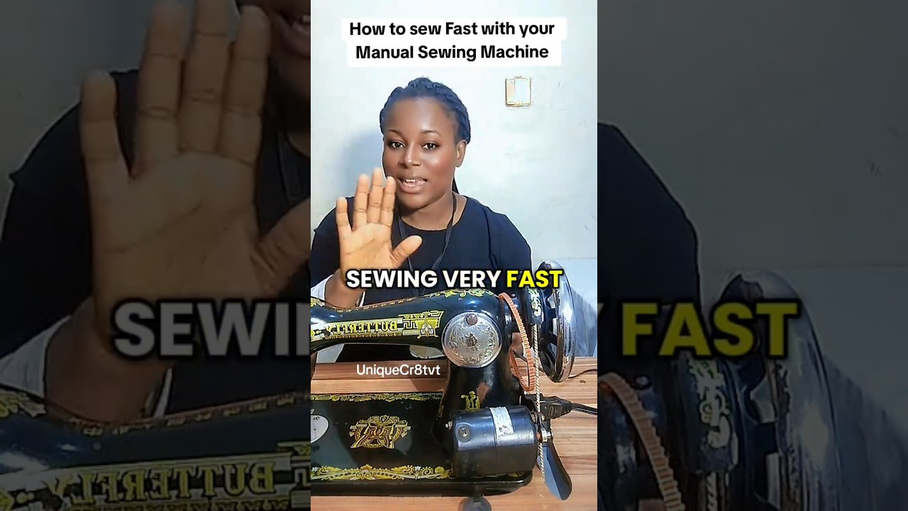 Как быстро шить на ручной швейной машинке #sewing #teammotso