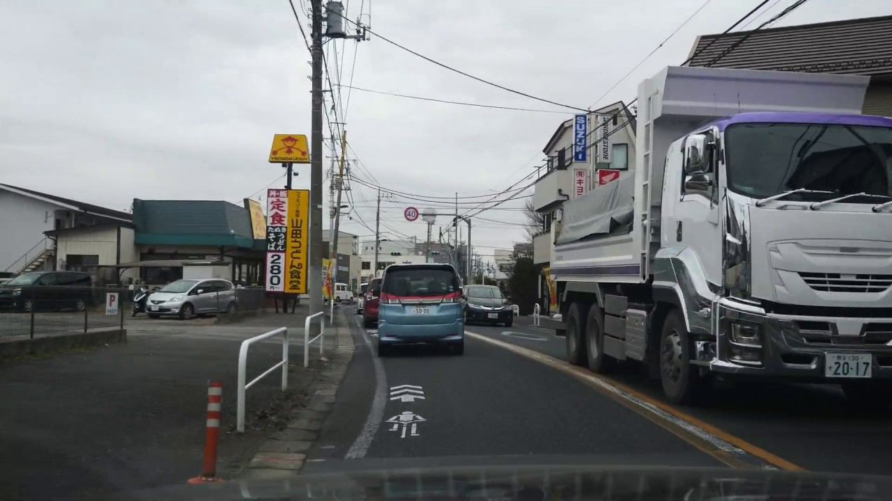 【車載動画】休日昼間の所沢街道