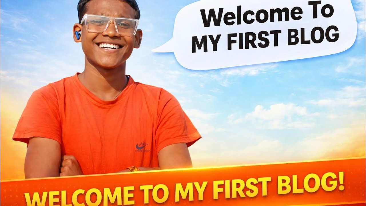 How to Upload YouTube videos/ ✅WELCOME 😃TO MY FIRST BLOG!