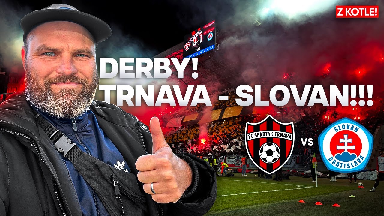 Z🔥KOTLE! Vyprod&aacute;no! Fanatismus! Největ&scaron;&iacute; match na Slovensku! DERBY! Řev! Emoce! Trnava - Slovan!