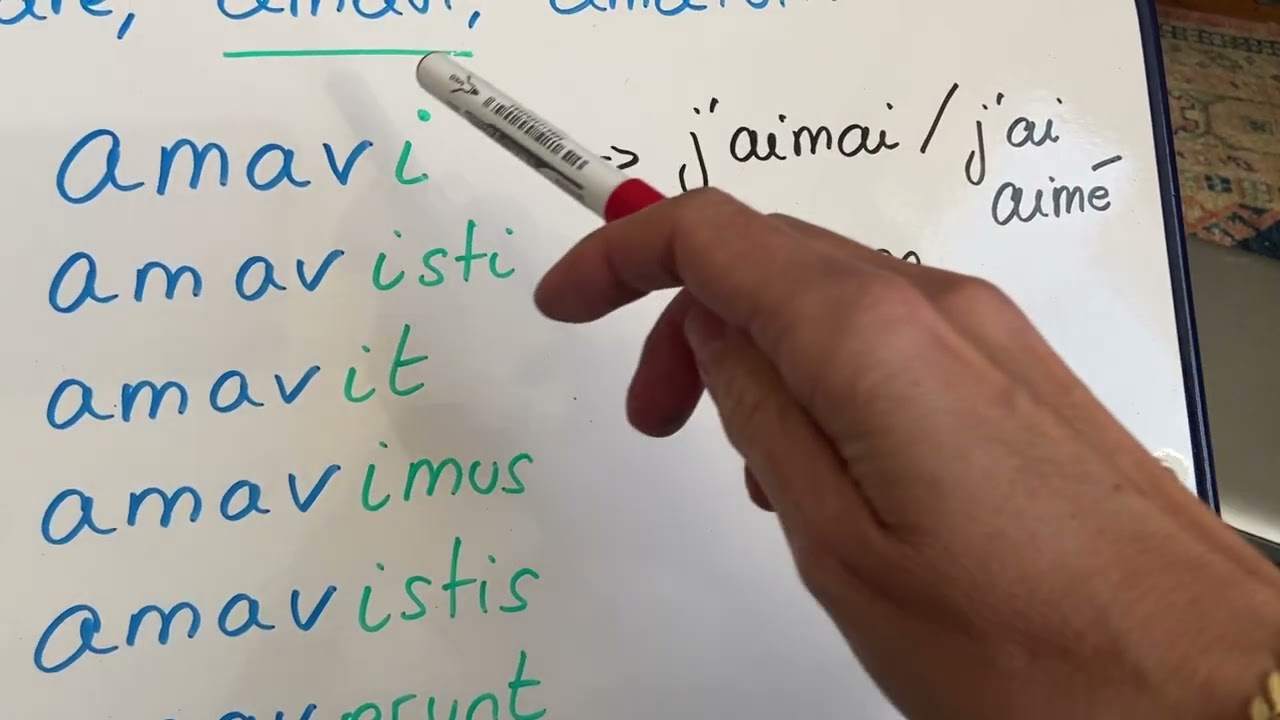 latin parfait indicatif