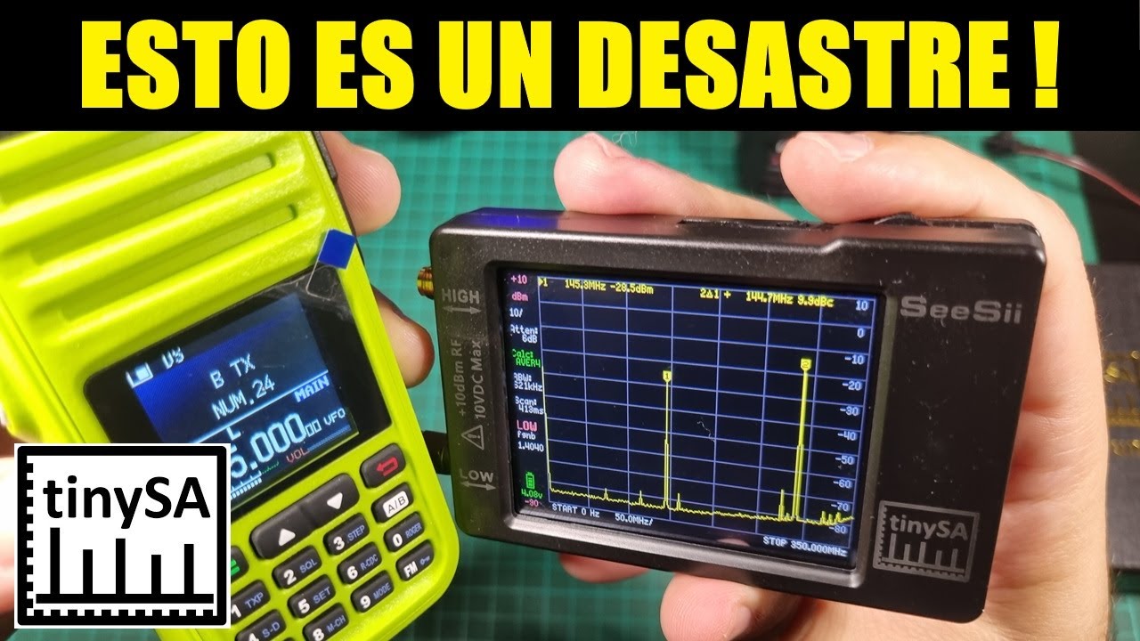 ✳️MEDICIÓN DE ARMÓNICOS✳️ CON ANALIZADOR DE ESPECTRO TINYSA