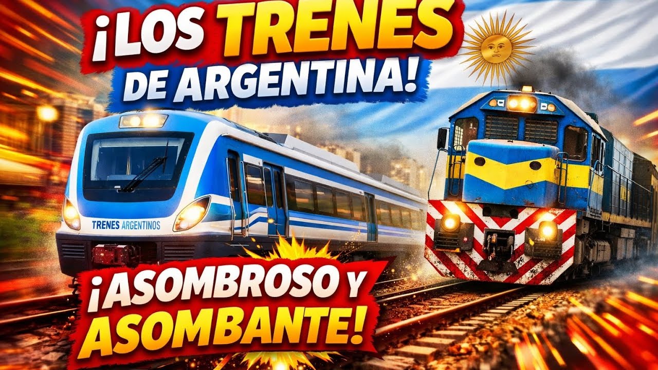 LA INCREÍBLE HISTORIA DE LOS TRENES ARGENTINOS: de potencia mundial al abandono