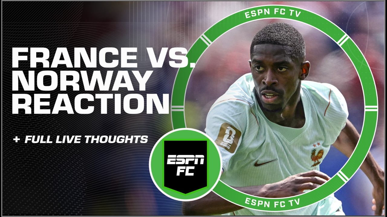 Ousmane Dembele HAT TRICK! Norway vs. France [LIVE REACTION] | ESPN FC
