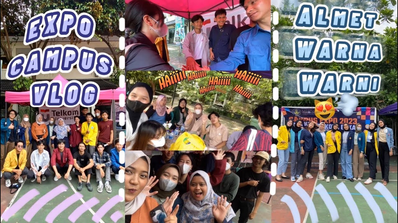 ALUMNI BALIK KE SEKOLAH SMA PAKE ALMET WARNA-WARNI🌈🥶 (EXPO CAMPUS) VLOG #51 || INDONESIA🇮🇩✨