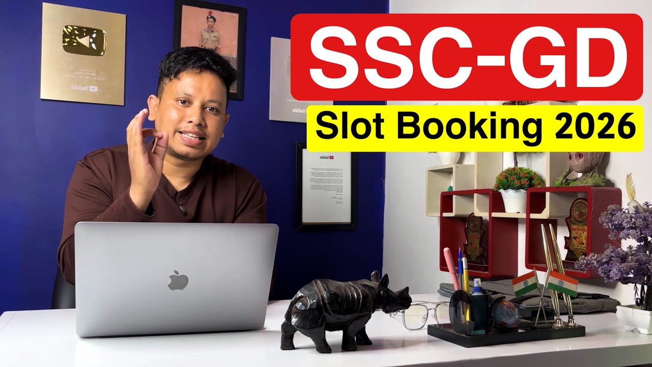 SSC GD Slot Booking 2026 || SSC Constable General Duty Slot Booking