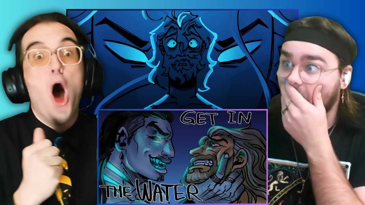 Реакция на аниматик «В ВОДУ!» ЭПИЧЕСКИЙ мюзикл: Сага о мести