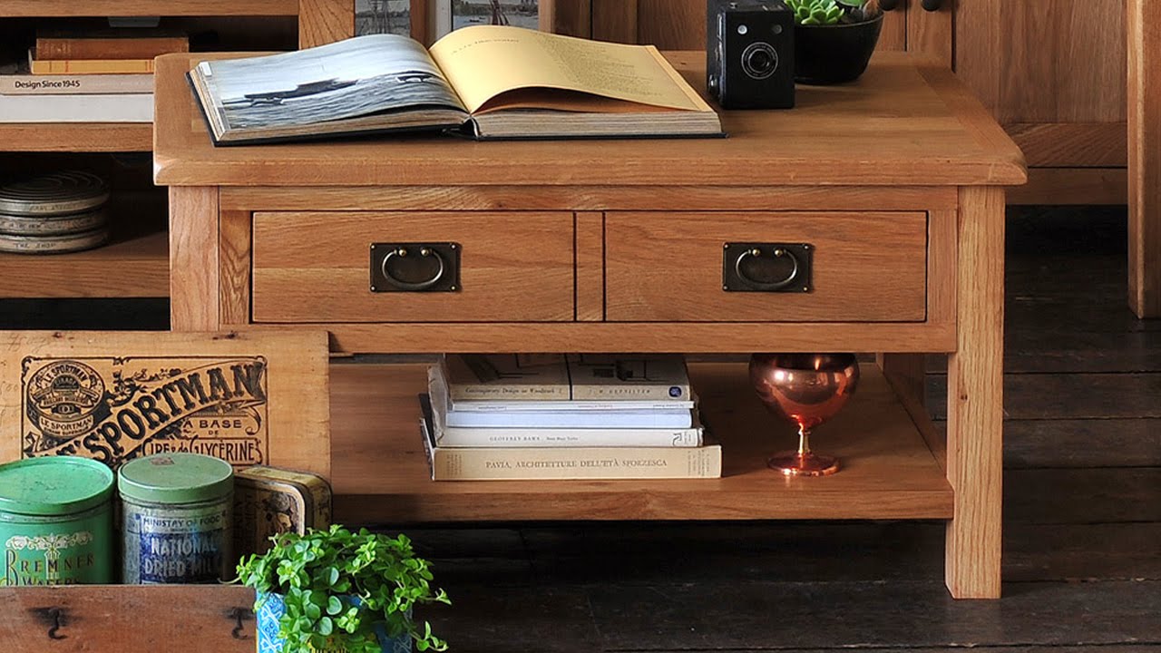 Salisbury Petite Oak Coffee Table - PineSolutions