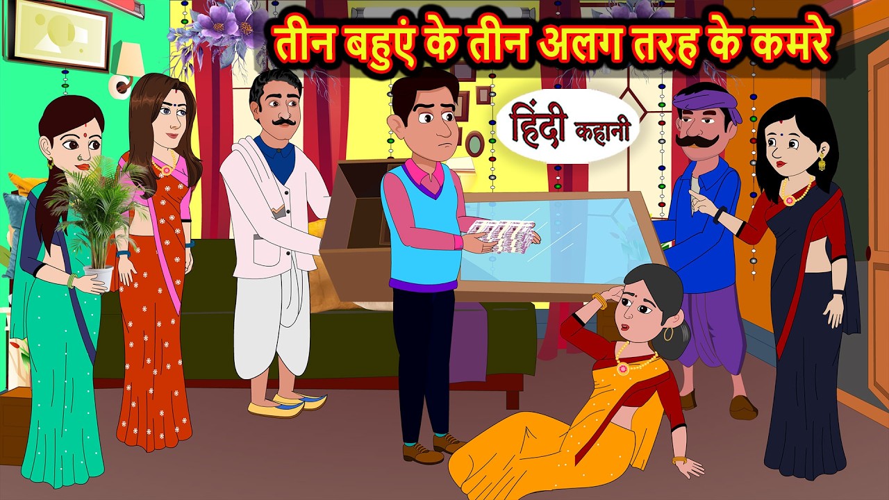 तीन बहुएं के तीन अलग तरह के कमरे | Bedtime Stories | Moral Story | Fairy Tales | Stories in Hindi