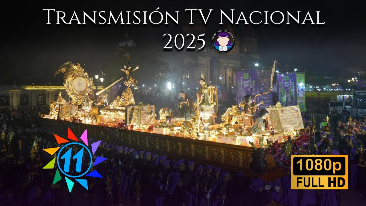 Jesús de las tres potencias paso por Palacio Nacional | transmisión TV Nacional, Lunes Santo 2025