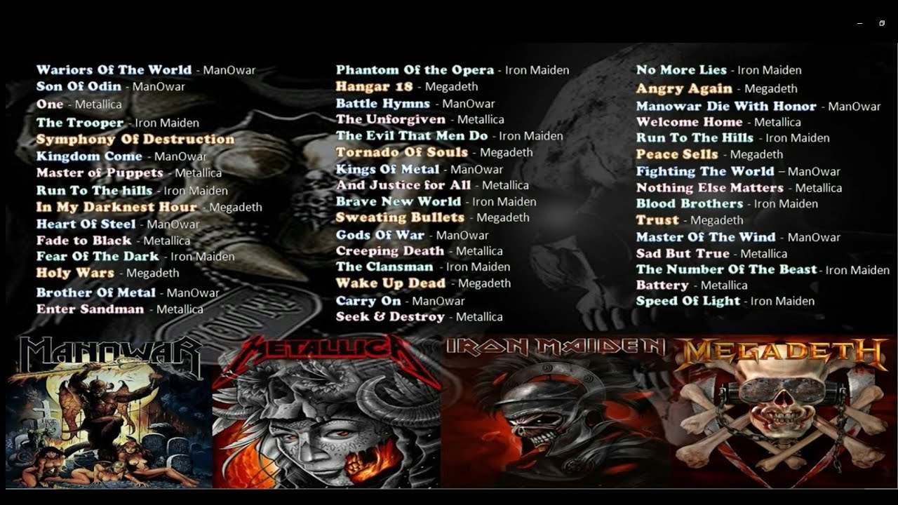 Heavy Metal #The Battle of Four 🤟🤟🤟