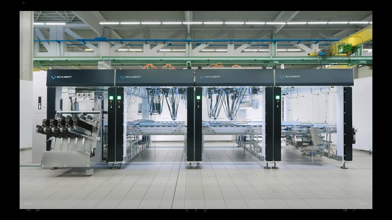 Schubert - lightline Pickerline - pick and place packaging machine for biscuits