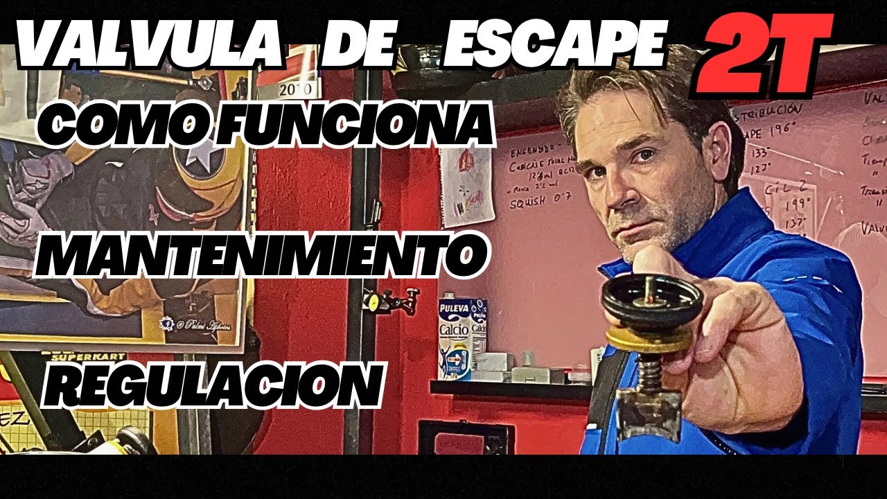 VÁLVULA de ESCAPE MOTOR 2T | COMO FUNCIONA , MANTENIMIENTO Y REGULACIÓN 