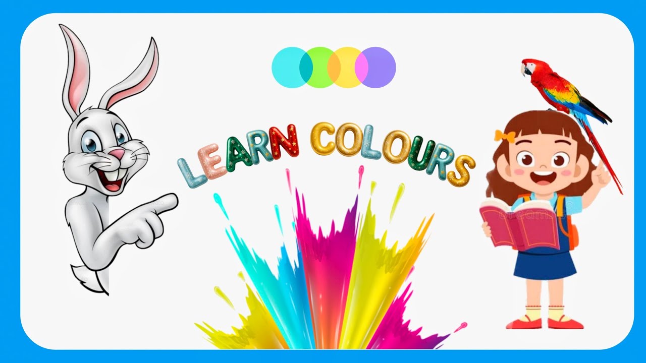 Learn colours | colors for children | रंगों के नाम